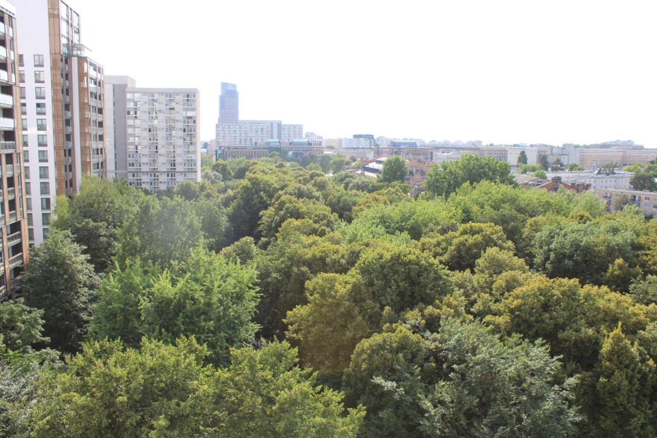Strict Center Warsaw Comfortable Apartment, 10Th-Floor With Beautiful View On The Park And Skyscrapers, Free Wifi, Self Check-In/Out Eksteriør bilde